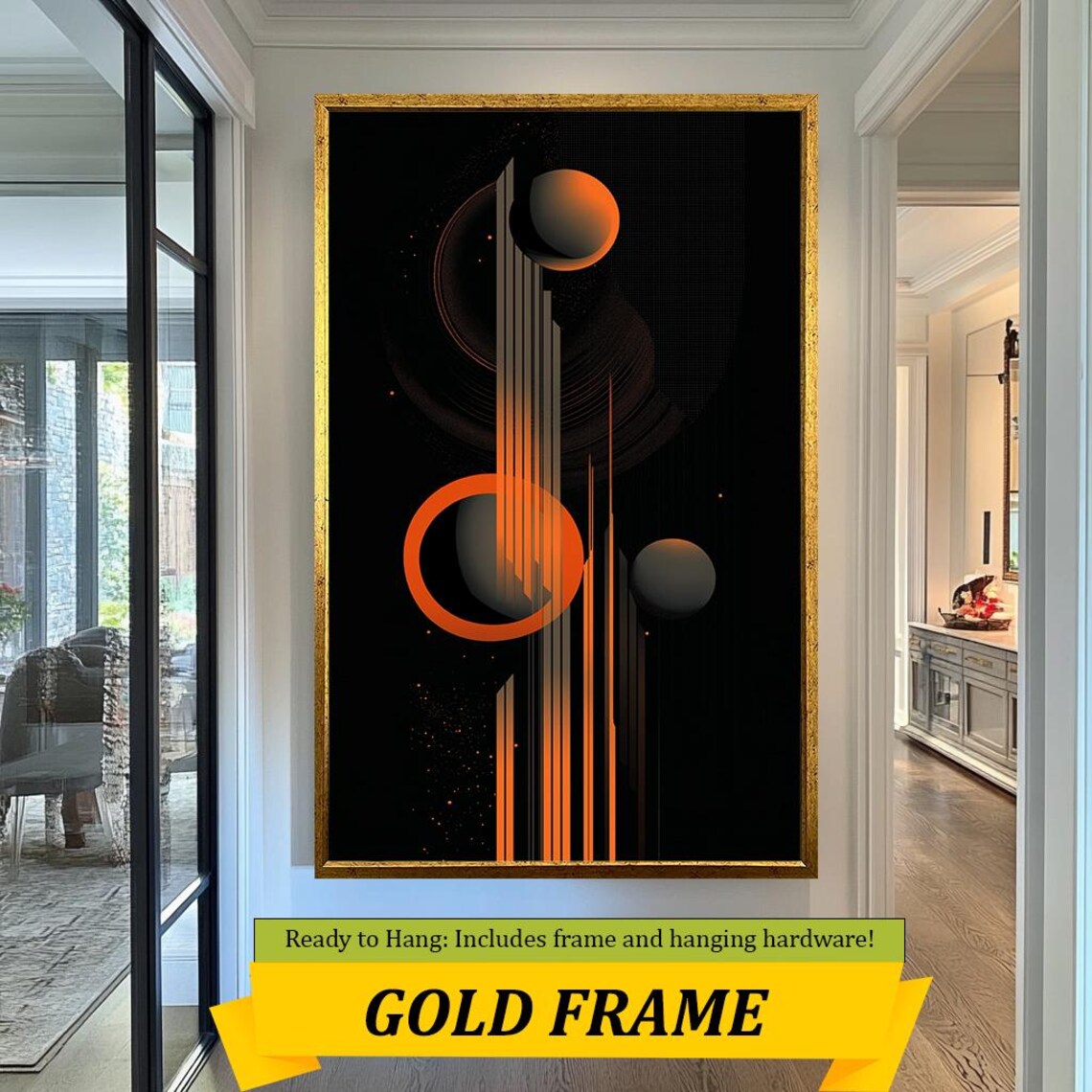 Abstract Geometric Art, Modern Wall Decor - Image 5