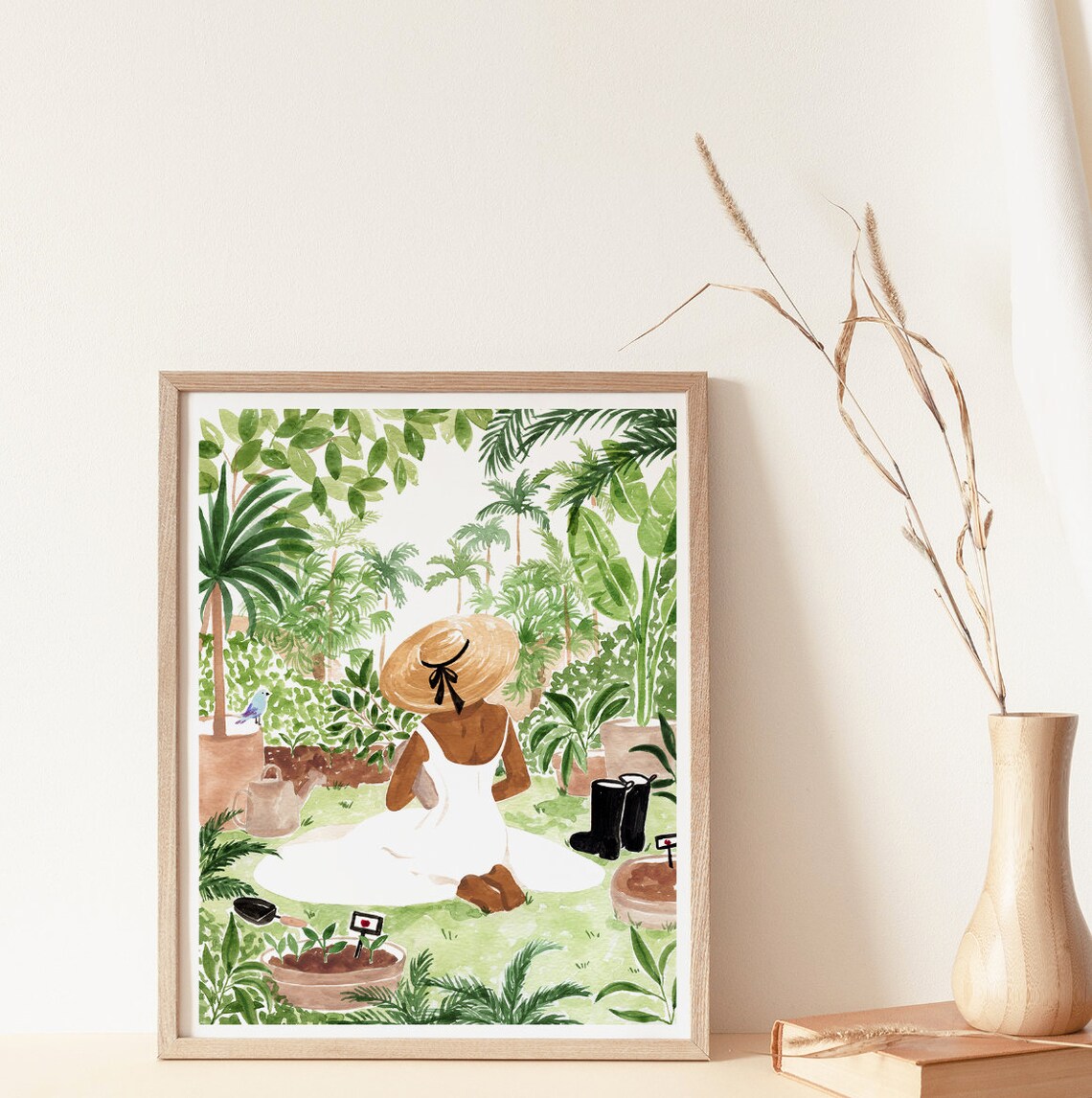 Little Gardener Art Print, Sabina Fenn Illustration - Image 2