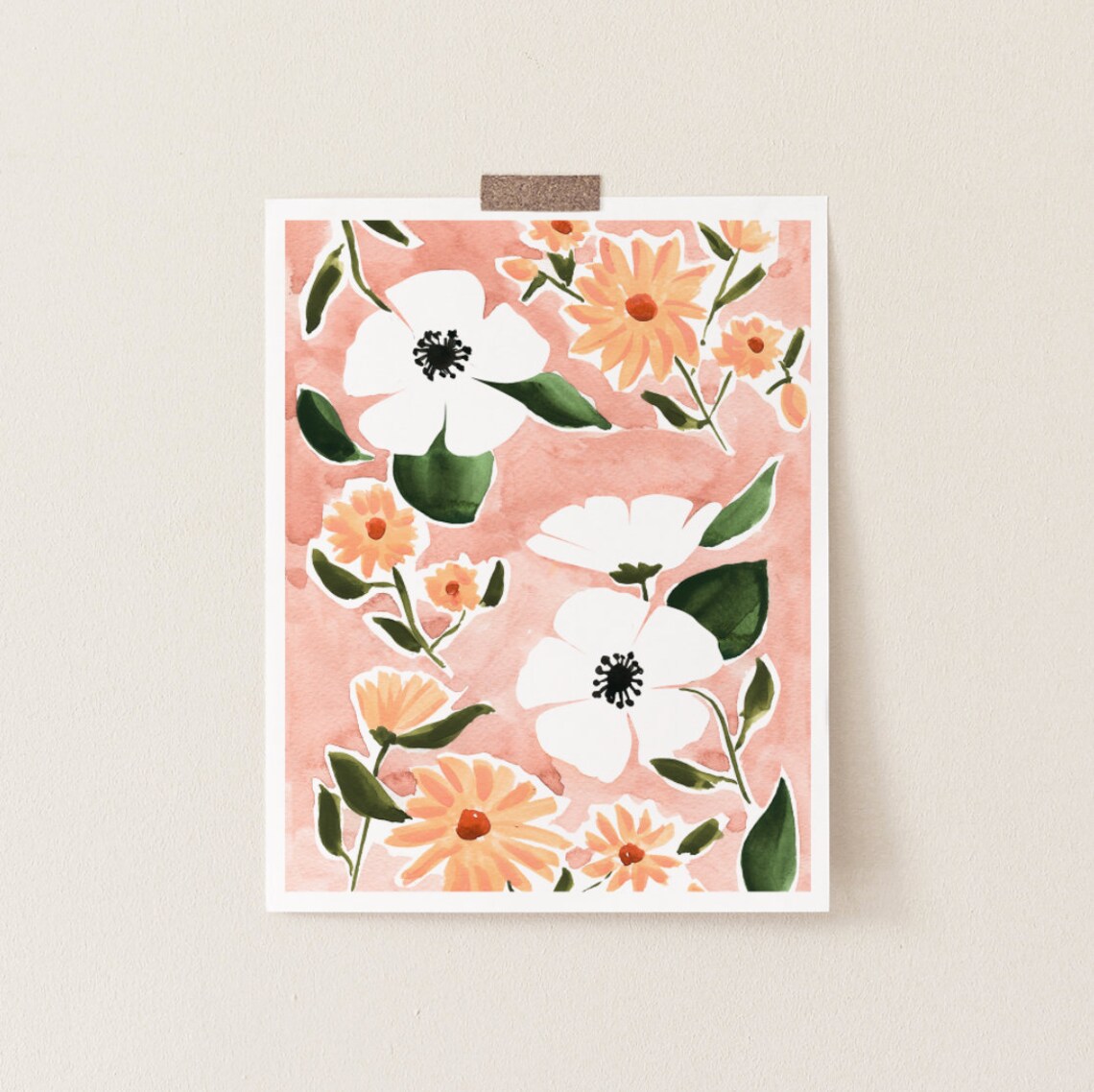 Summer Florals Art Print, Sabina Fenn Illustration - Image 3