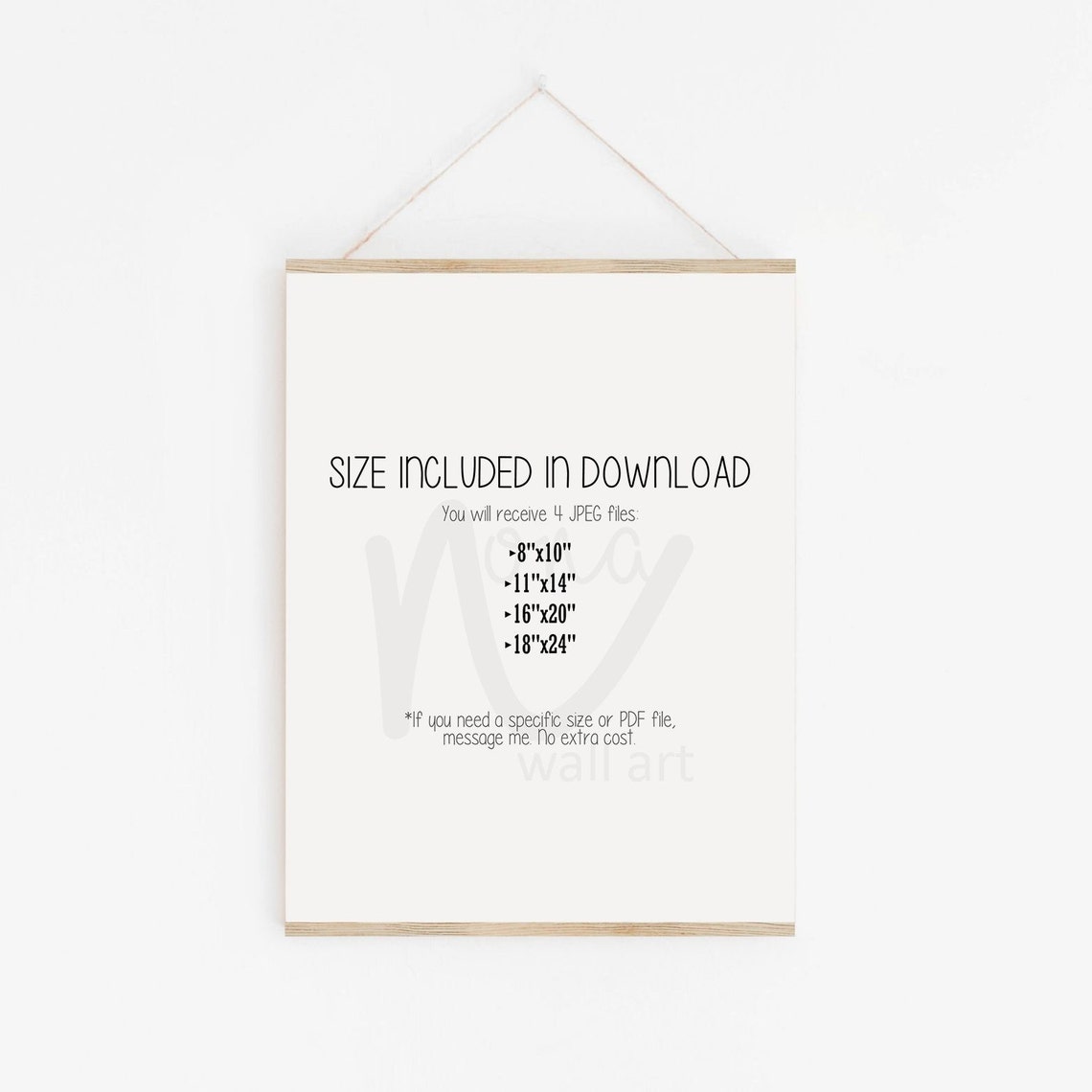 We Can Do Hard Things Colorful Kids Affirmation Nursery Quote Poster - Image 2