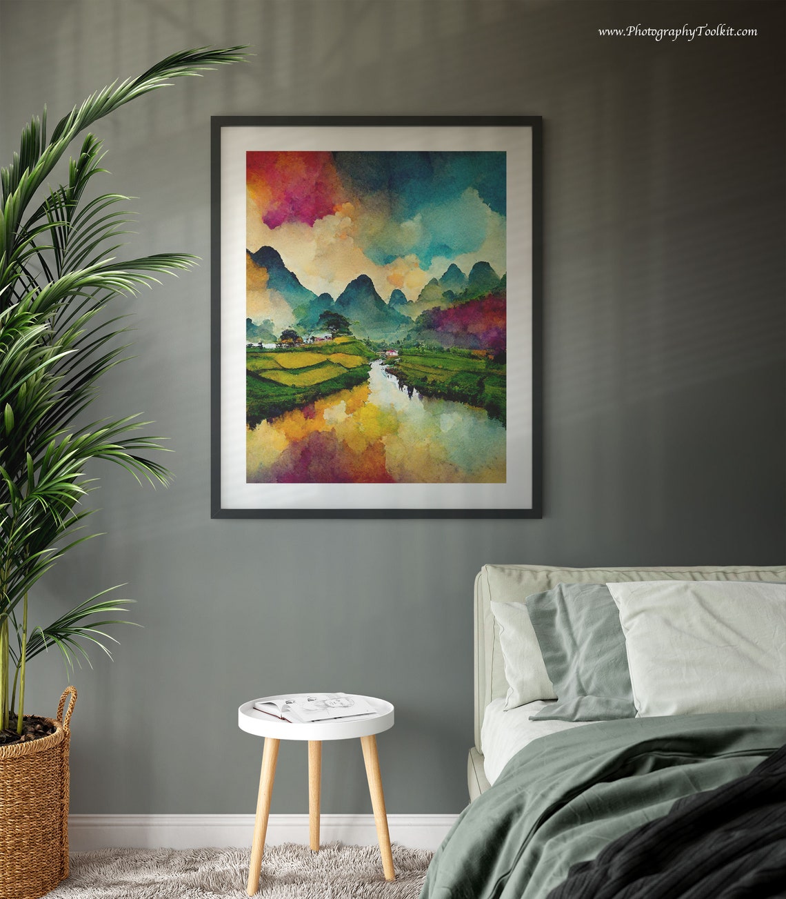 Vietnam Wall Art Prints Vietnam Watercolor Painting Vietnam Wall Decor Vietnam Poster Print Vietnam Photo Vietnam Wall Art Asia Poster - Image 3