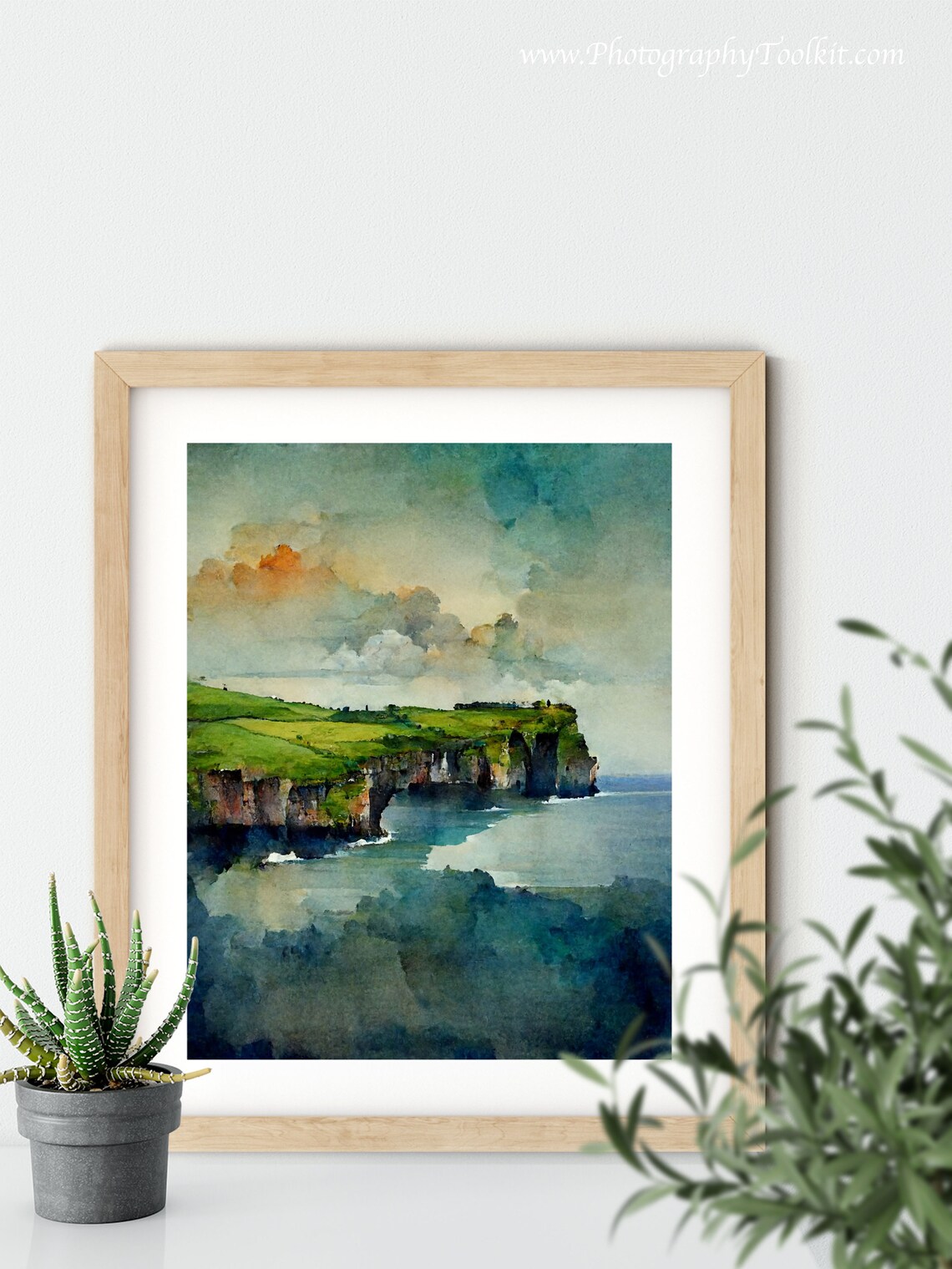Cliffs Of Moher Travel Poster, Irish Landscape Print - Image 5