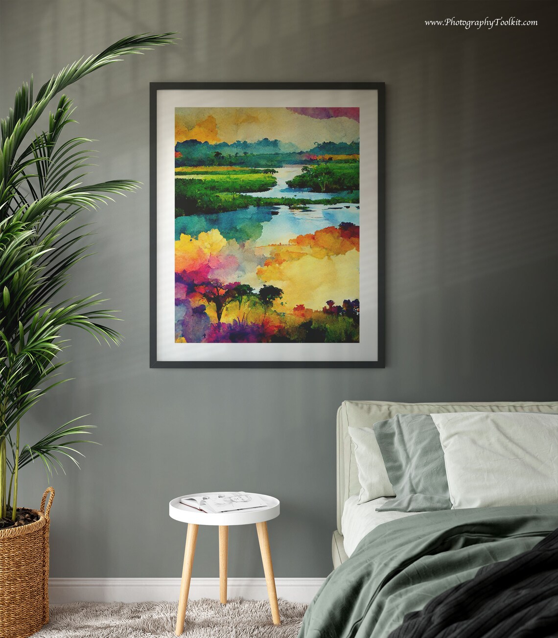 Swamp Painting Brazil Travel Poster, Wildlife Art - Image 3