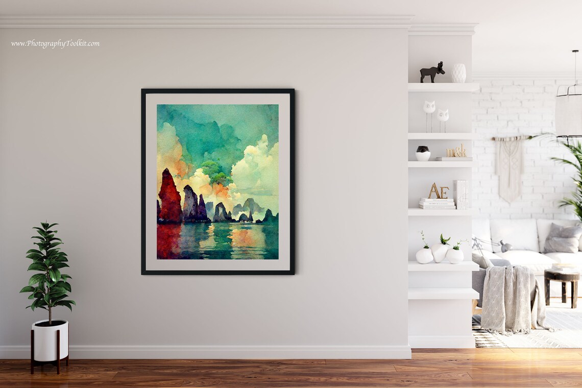 Vietnam Ha Long Bay Travel Poster, Wall Decor - Image 4