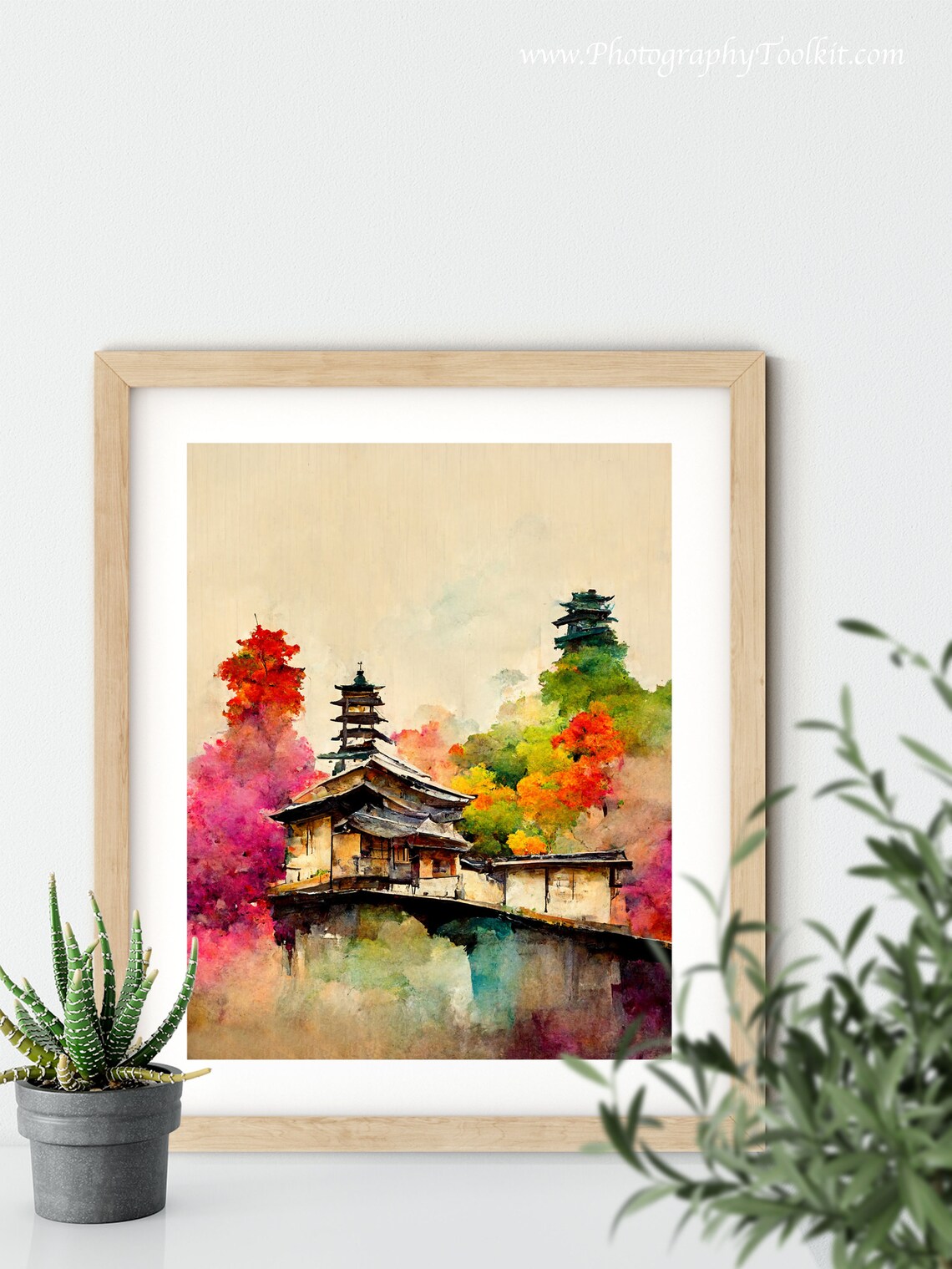 Kyoto Japan Vintage Travel Poster, Japanese Art Print - Image 5