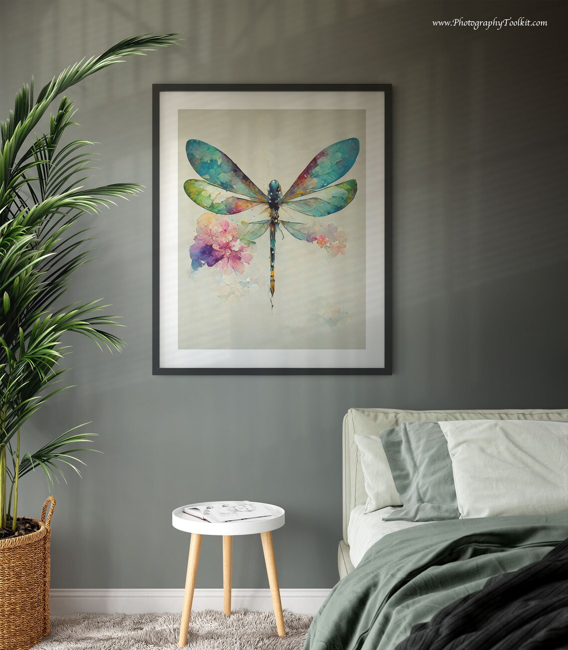 Dragonfly Nursery Wall Art Print, Girls Room Decor - Image 3