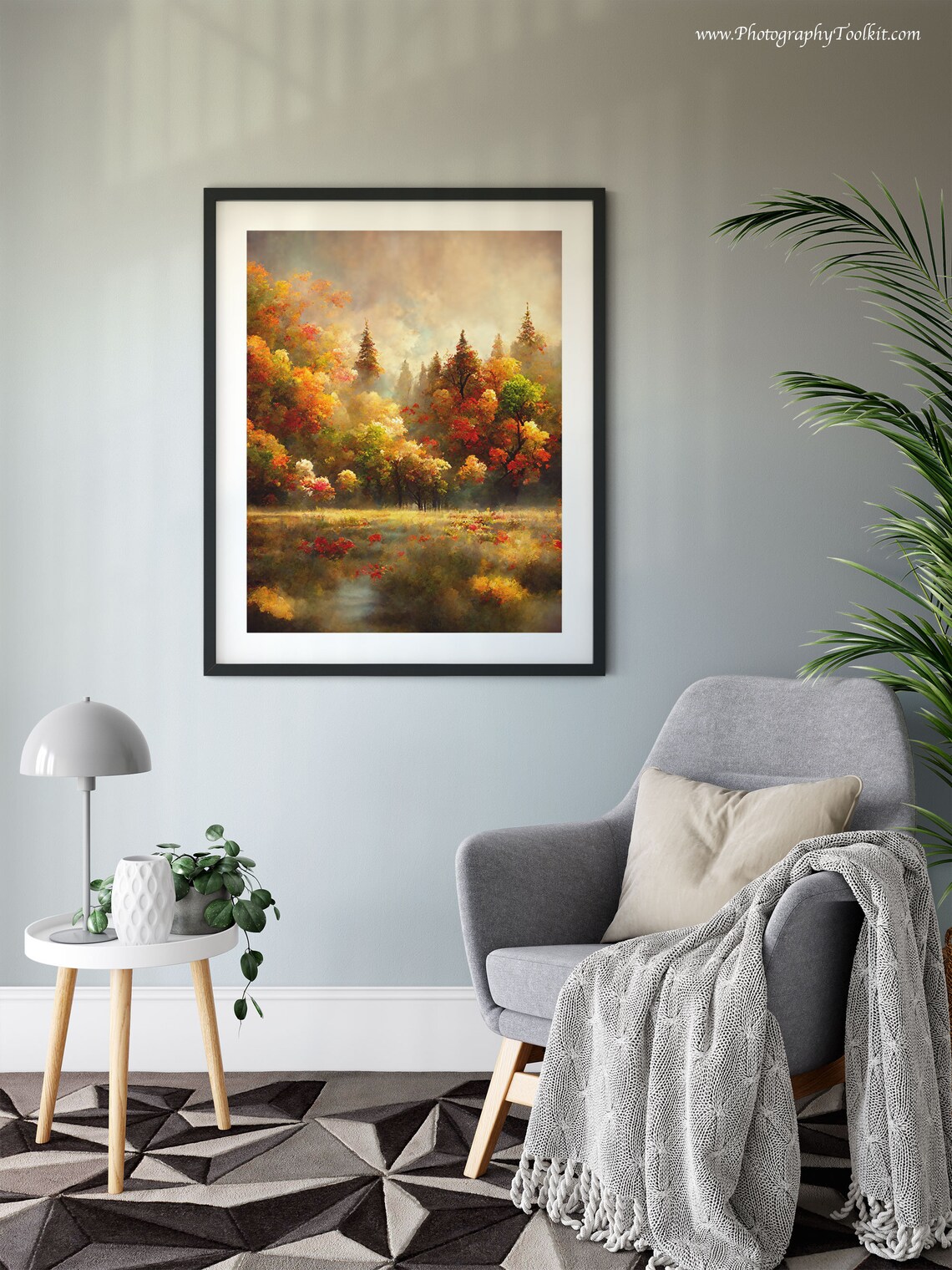 Autumn Landscape Fall Decor Art Print - Image 6