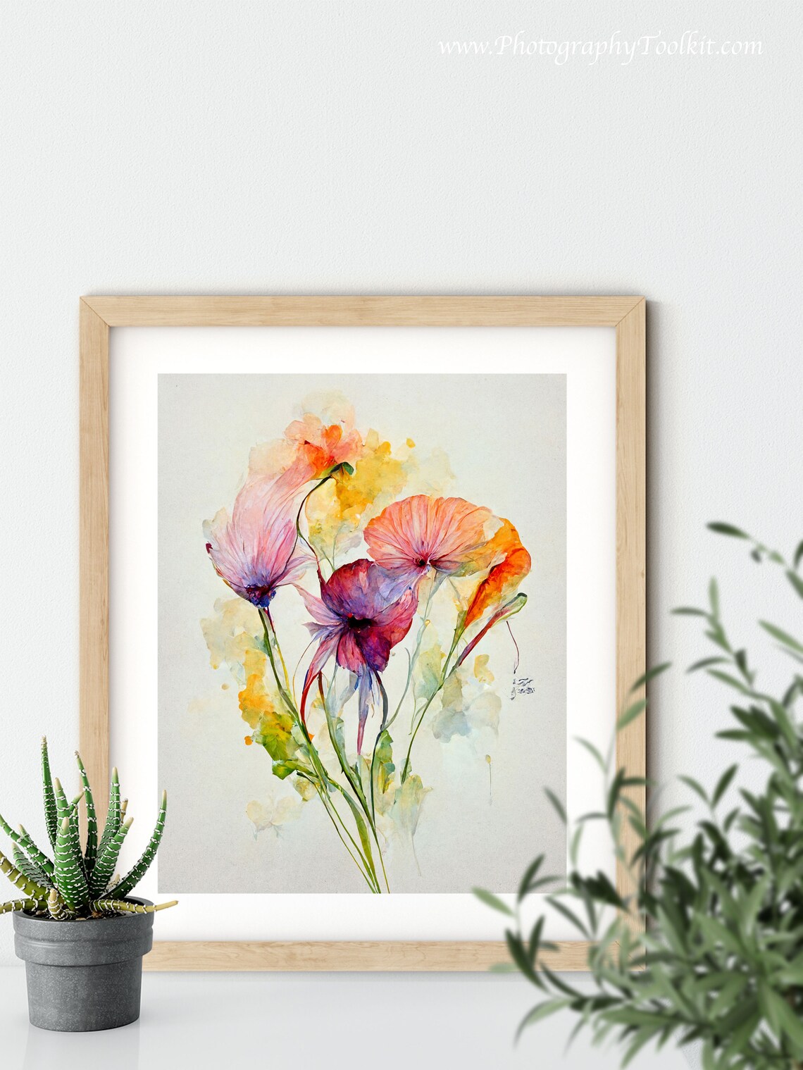 Wildflowers Botanical Wall Art Print for Home Decor - Image 5