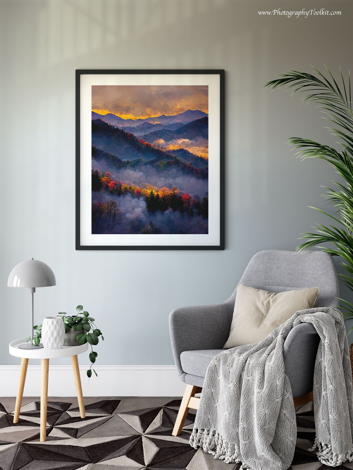 Great Smoky Mountains Art Print, Nature Landscape - Image 6
