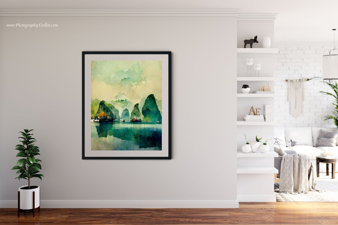 Ha Long Bay Vietnam Travel Poster, Vietnam Photo - Image 4
