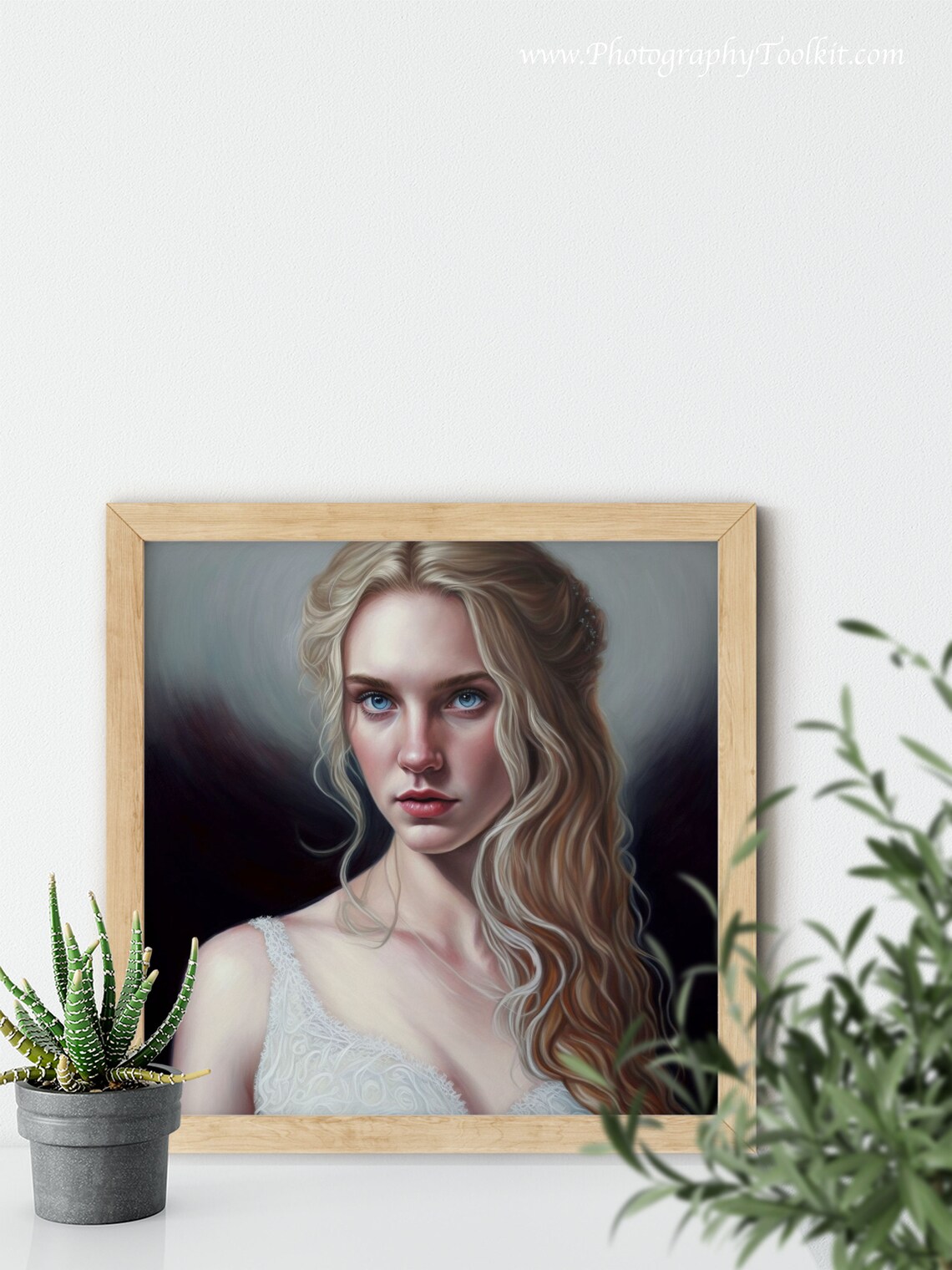 Vintage Woman Portrait Art Print, Female Portrait - Image 3
