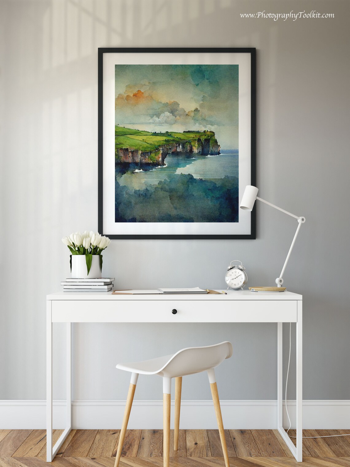 Cliffs Of Moher Travel Poster, Irish Landscape Print - Image 2