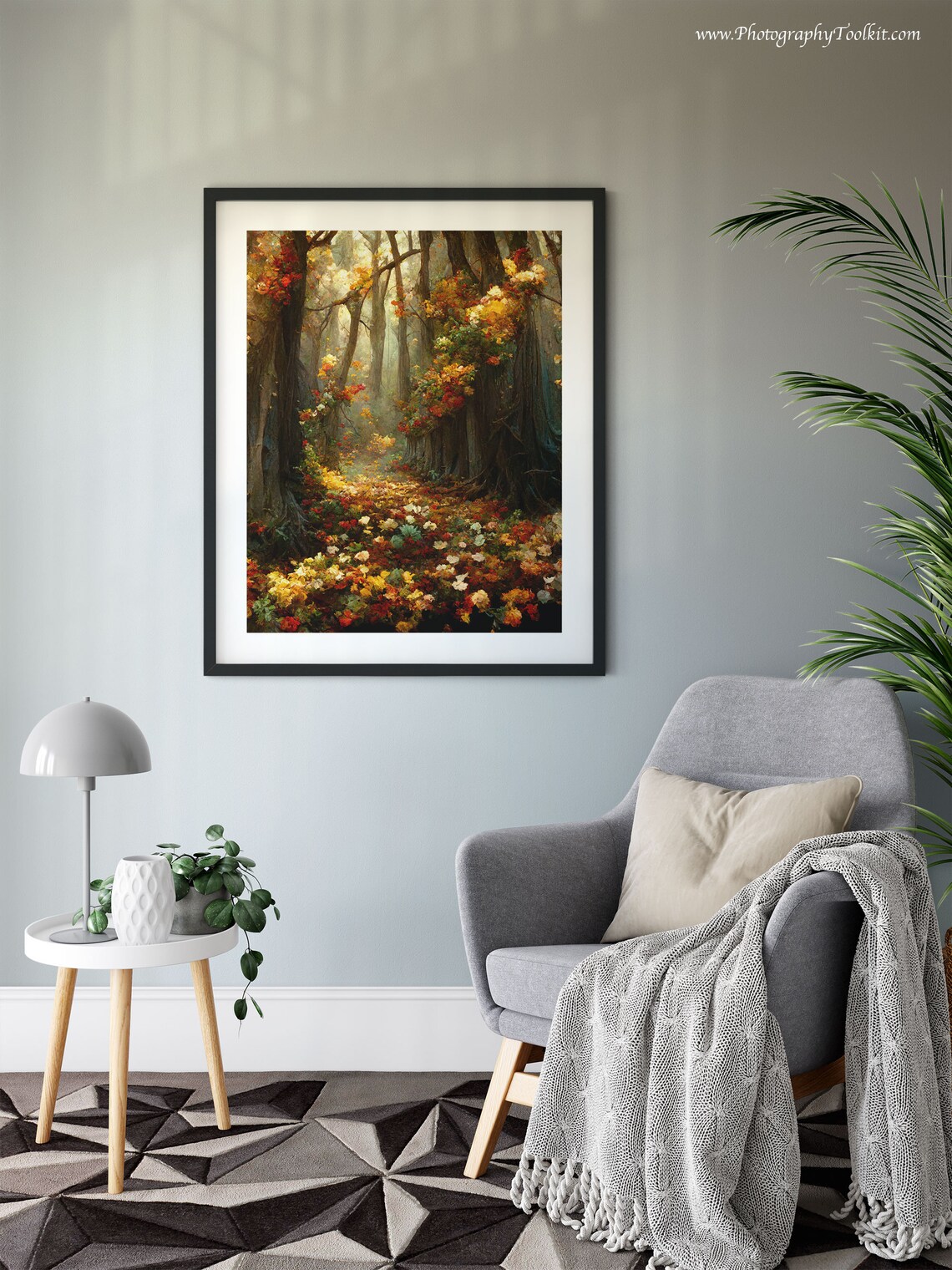 Autumn Landscape Vintage Style Art Print - Image 6
