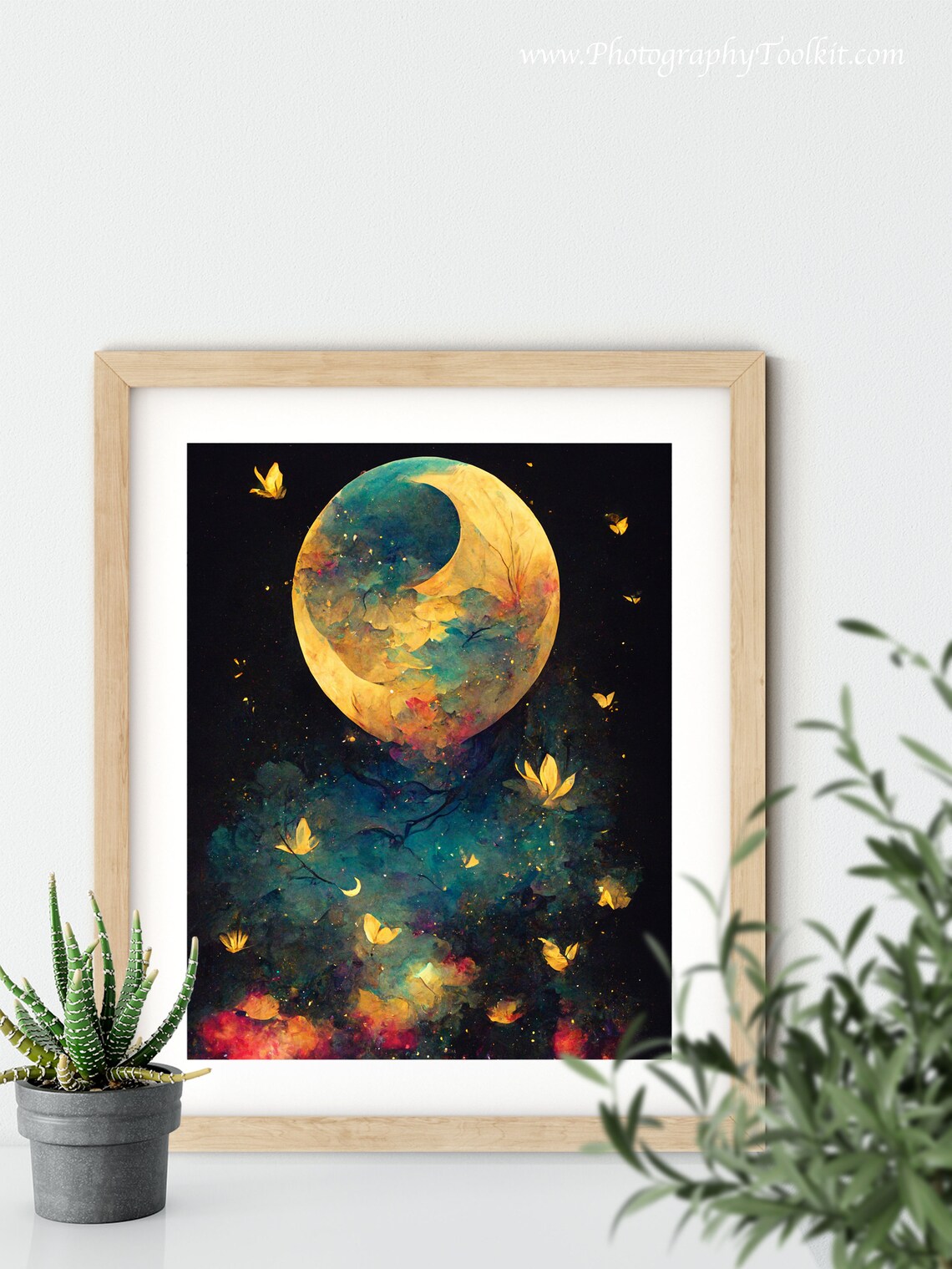 Firefly Night Sky Art Print, Woodland Forest - Image 5