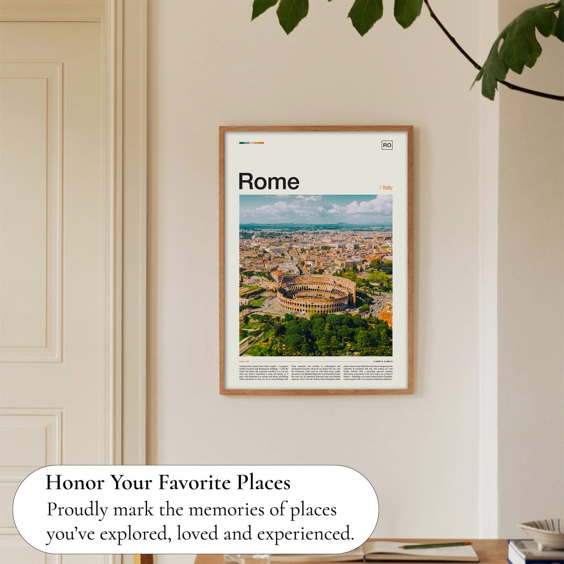 Rome Poster Rome Print Rome Wall Art Rome Travel Poster Rome Art Print Rome Italy Print Italy Wall Art Italy Poster Rome Photo - Image 5