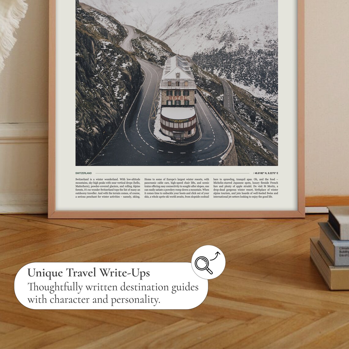 Switzerland Travel Poster, Swiss Travel Print - Image 2