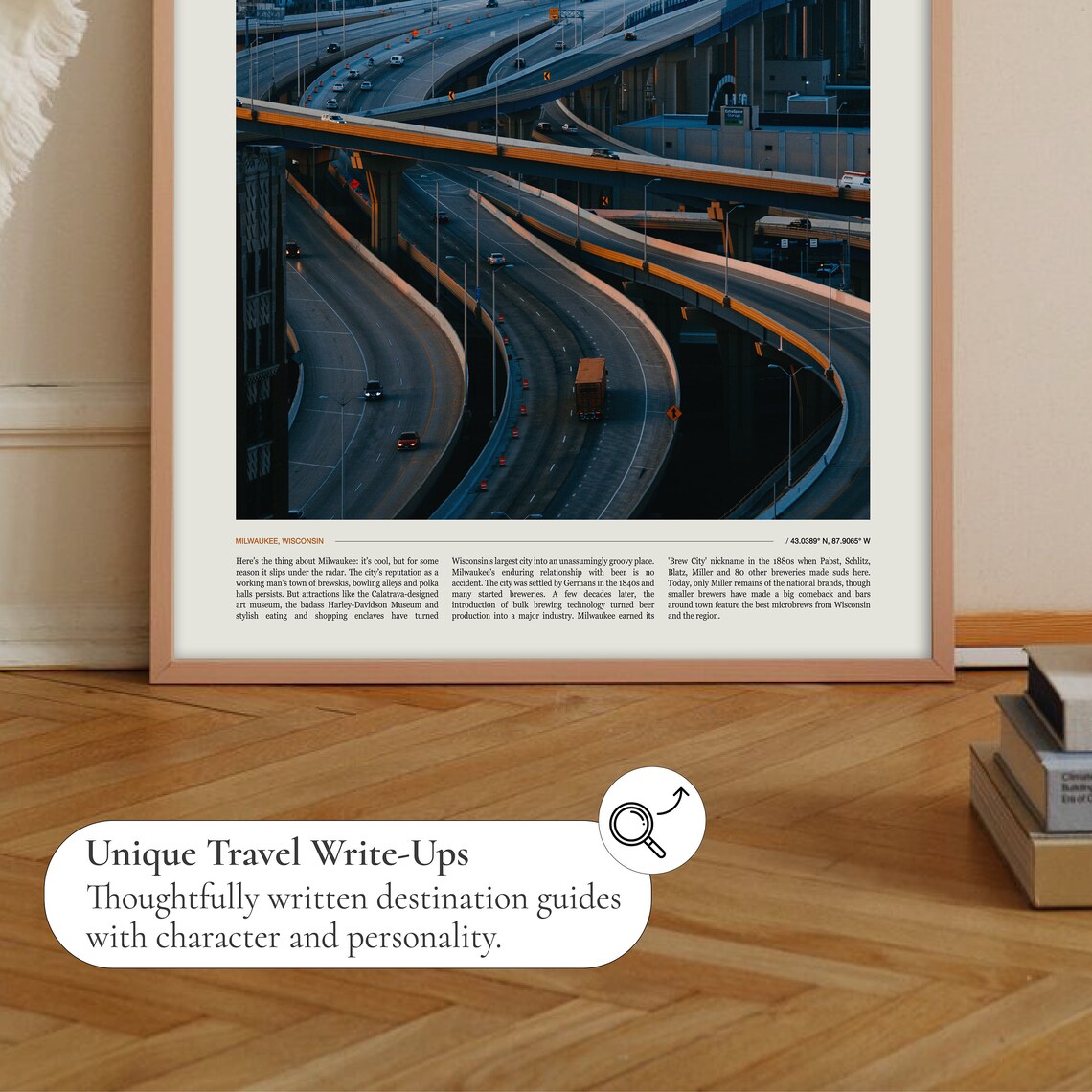 Milwaukee Travel Poster, City Wall Art Print - Image 2