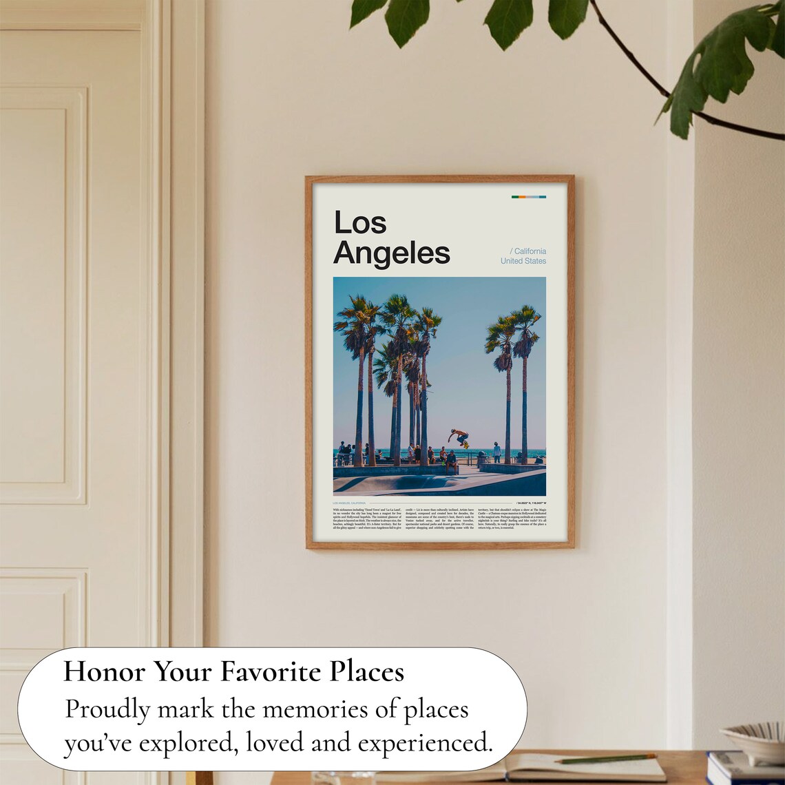 Los Angeles Travel Poster, City Wall Art Print - Image 5