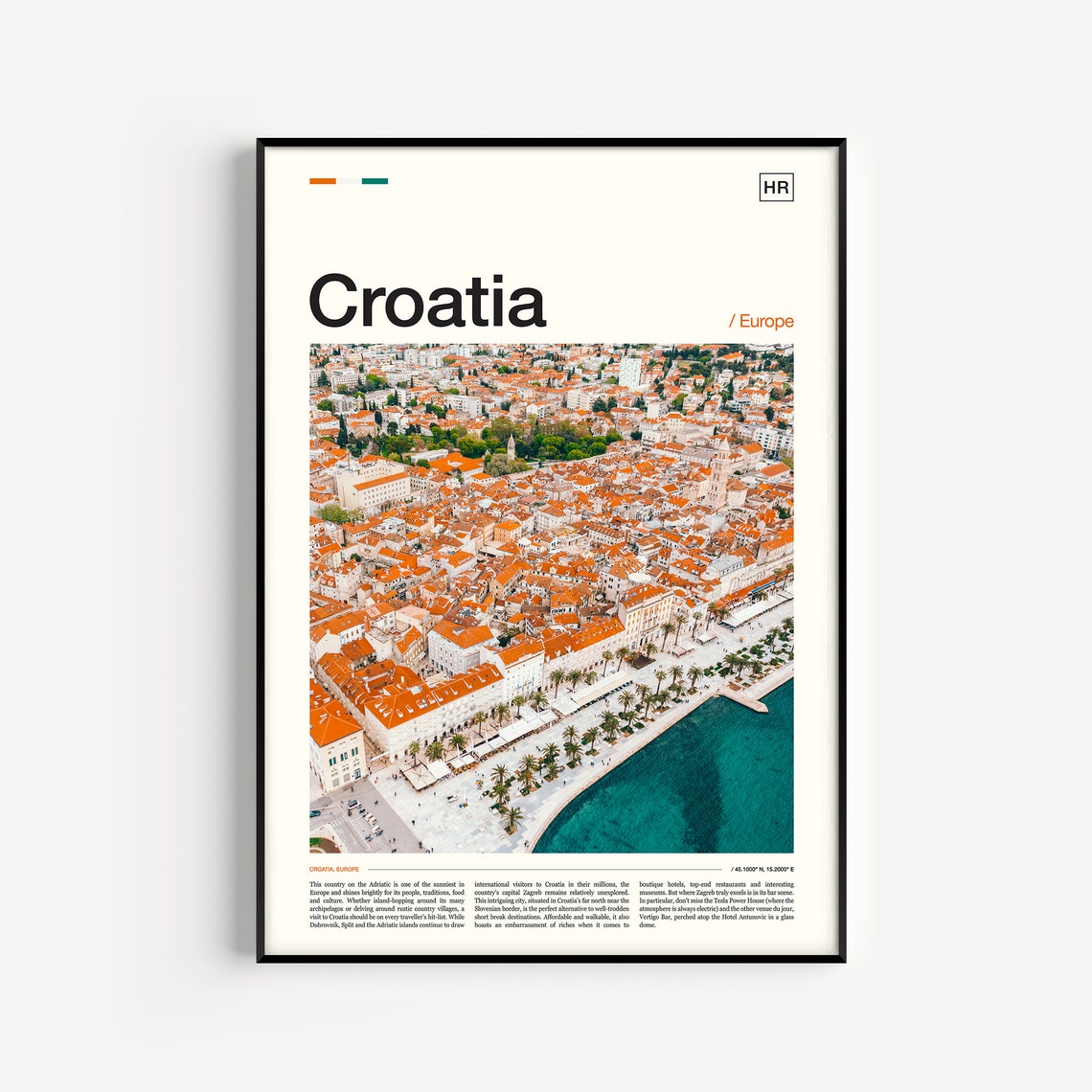 Croatia Print Croatia Poster Croatia Wall Art Croatia Art Print Croatia Photo Croatia Photography Croatia Artwork Croatia Travel