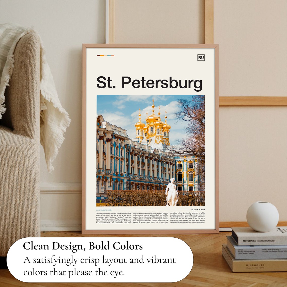 St Petersburg Poster St Petersburg Wall Art St Petersburg Print St Petersburg Art Print St Petersburg Travel St Petersburg Photo - Image 3