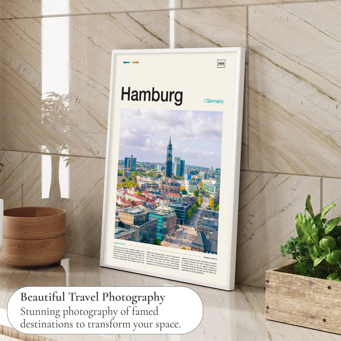 Hamburg Print Hamburg Poster Hamburg Art Print Hamburg Wall Art Hamburg Photo Hamburg Germany Hamburg Photography Hamburg Decor - Image 4