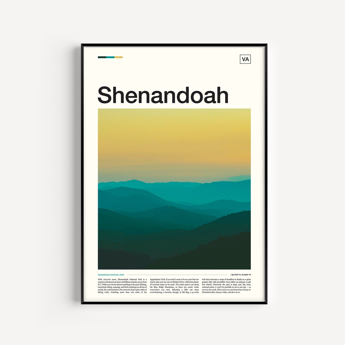 Shenandoah National Park Art Print