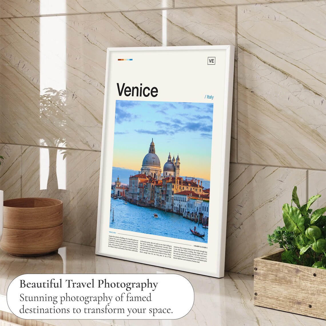 Venice Travel Poster, Italy Place Art Print - Image 4