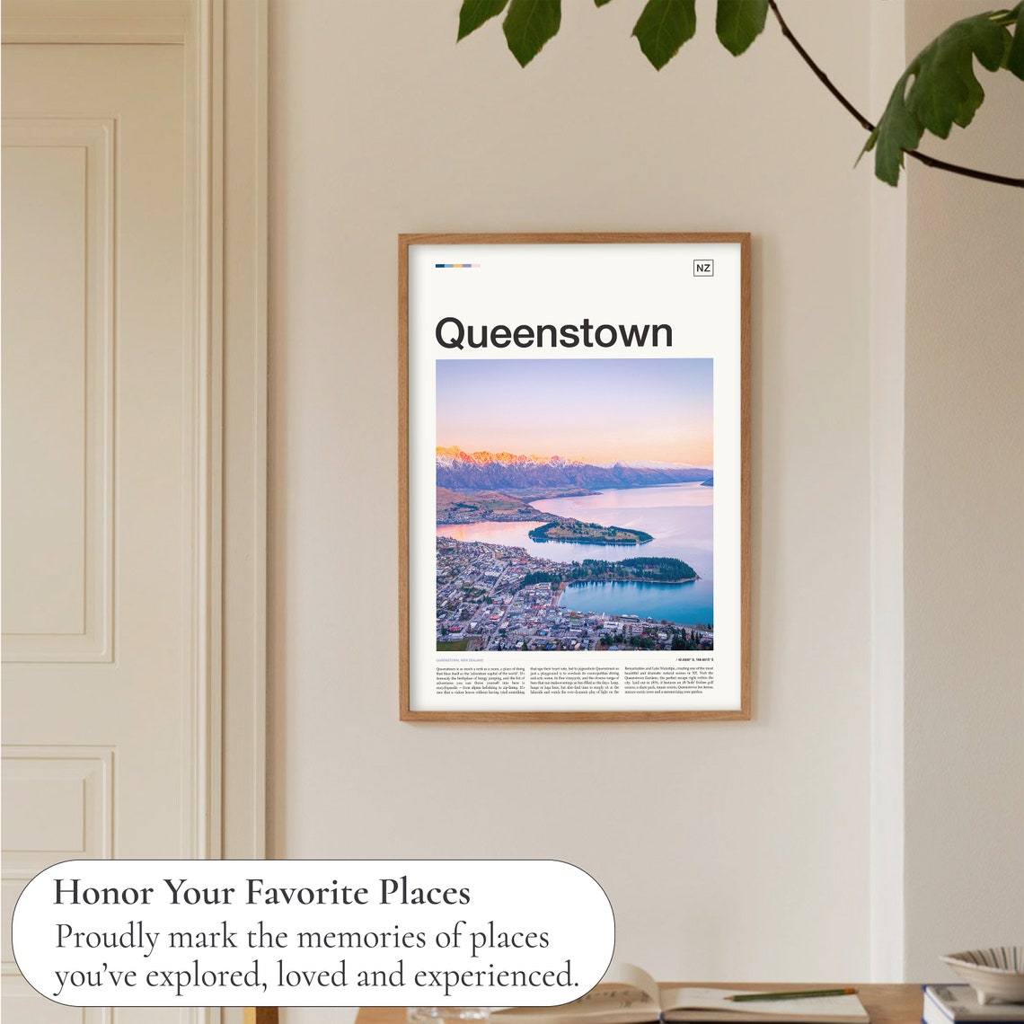 Queenstown Print Queenstown Poster Queenstown Wall Art Queenstown Art Print Queenstown Artwork Queenstown Photo Queenstown Travel - Image 5