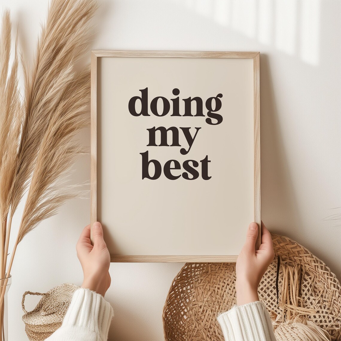 Doing My Best Print, Self Compassion Gift