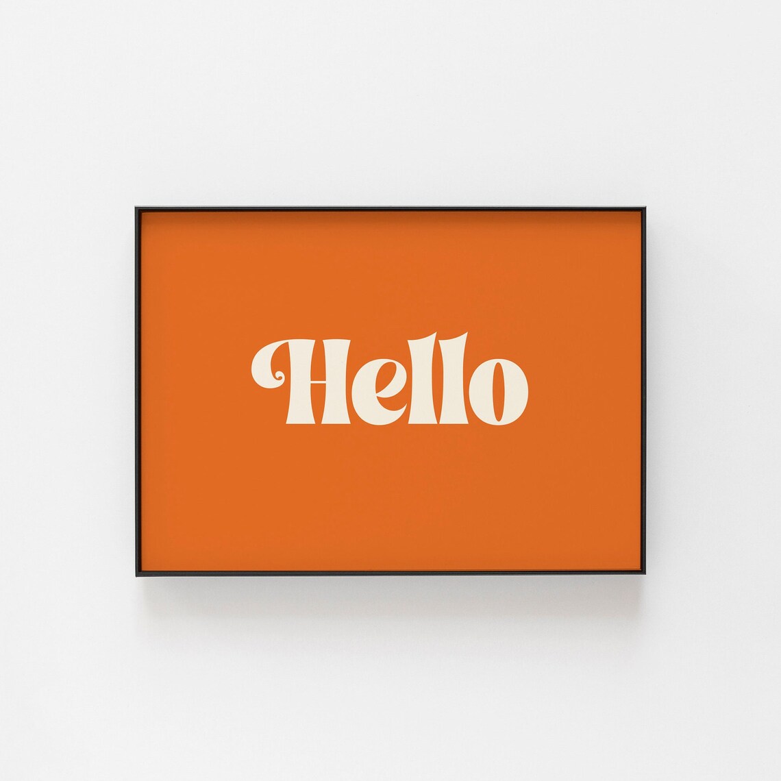 Hello Print, Welcome Sign Wall Art Print