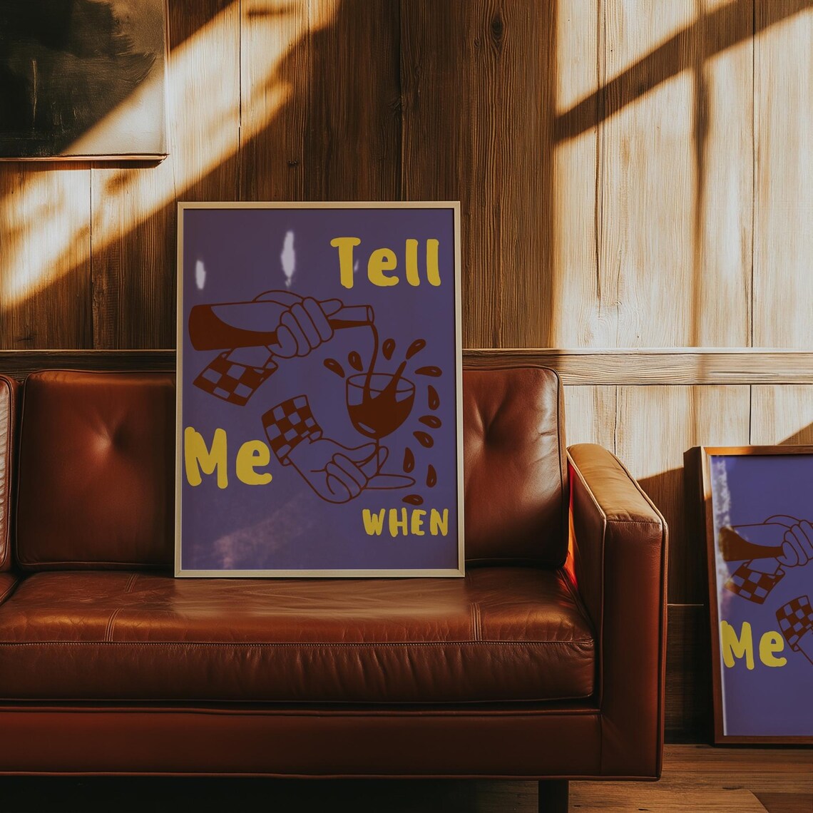 Tell Me When Wine Humor, Wine Kitchen Decor
