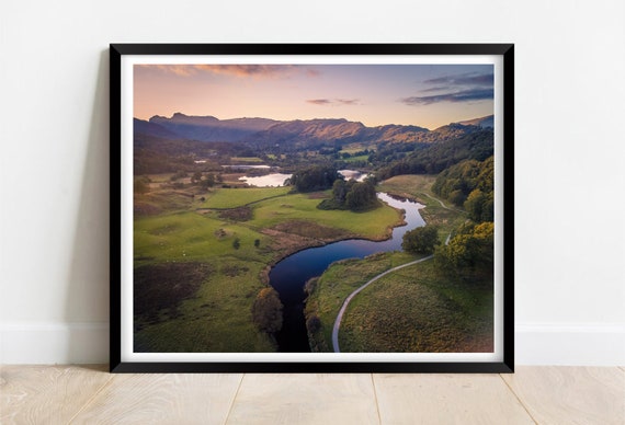 Elterwater Lake District Cumbria At Sunset Limited Edition Print Photography Fine Art Wall Art Exclusive Print Posters Photos