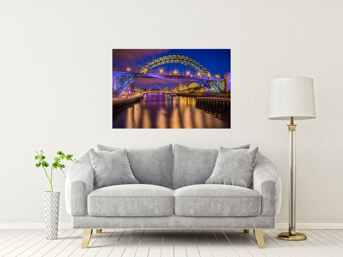 Tyne Bridge Newcastle Upon Tyne Art Print - Image 2