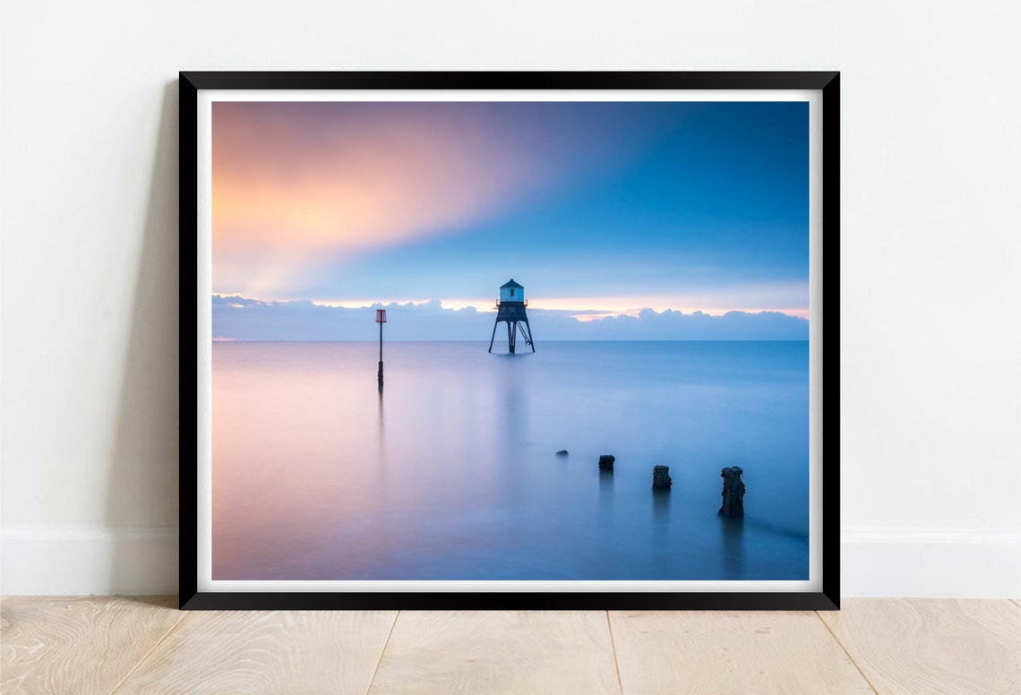 Dovercourt Beach Harwich Essex At Sunset Limited Edition Print Photography Fine Art Wall Art Exclusive Print Poster Photo Uk