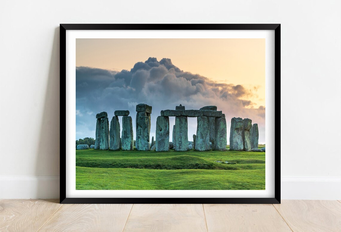 Stonehenge Salisbury Wiltshire Travel Poster