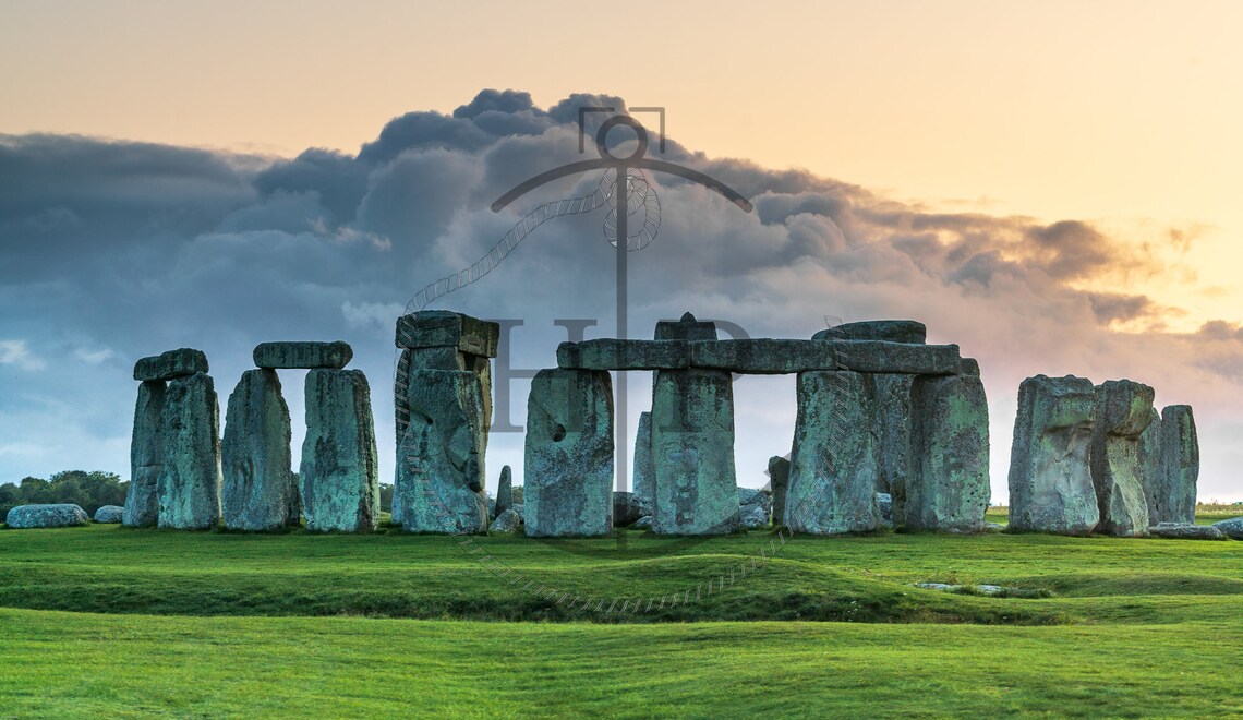 Stonehenge Salisbury Wiltshire Travel Poster - Image 3