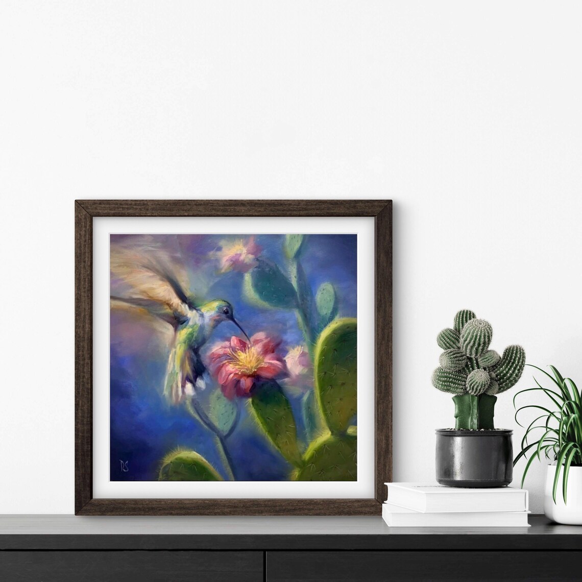 Hummingbird Bird Art Print, Wildlife Poster - Image 2