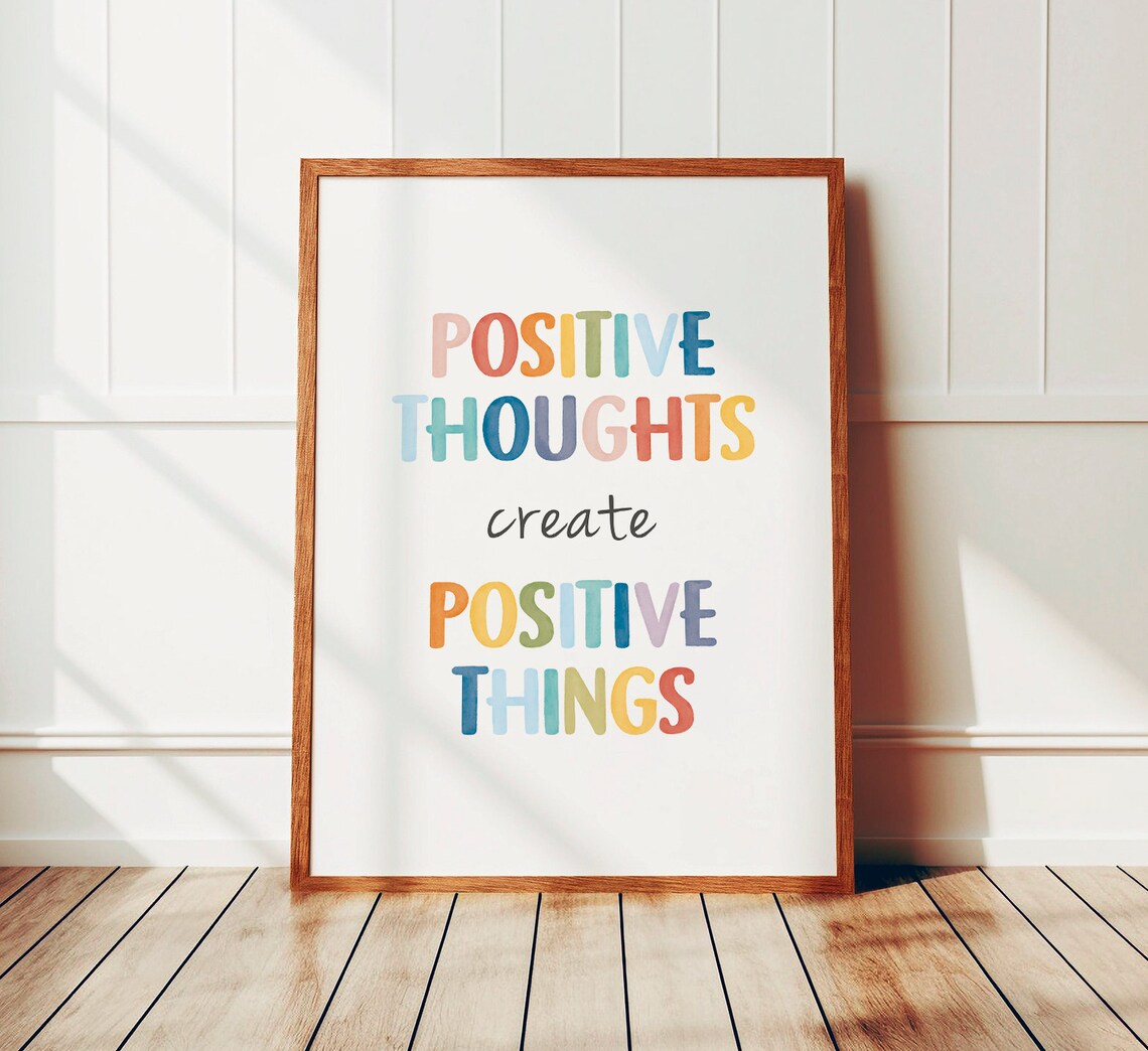 Mental Health Daily Affirmation Poster Print - Image 3