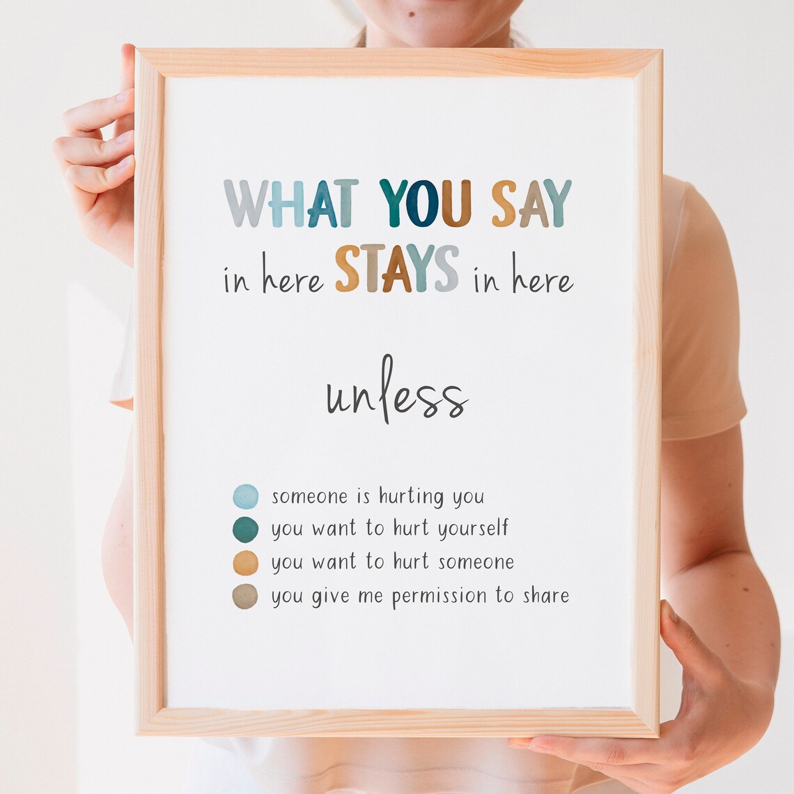 Counseling Office Decor, Calming Corner Art Print