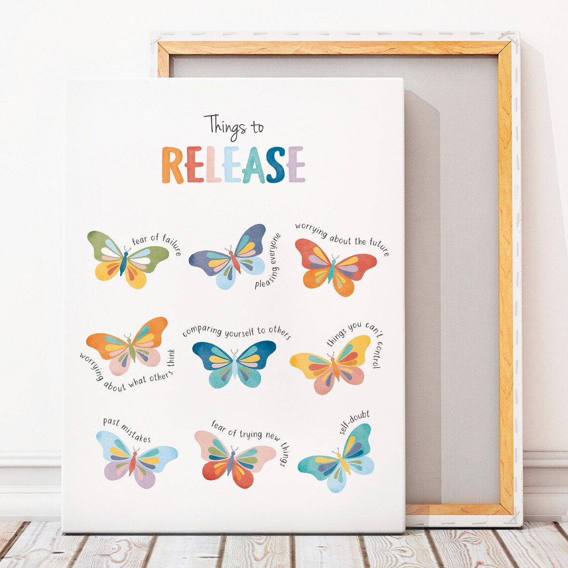 Things To Release Mental Health Therapy Office Poster - Image 5