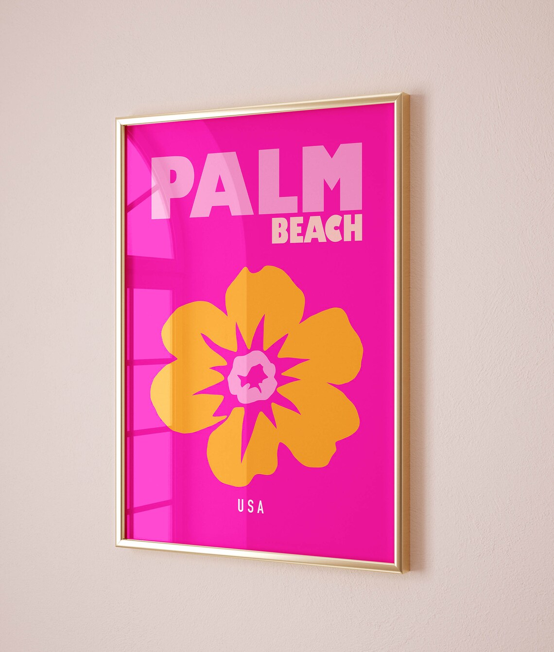 Palm Beach Travel Poster, Preppy Beach Art Print - Image 2