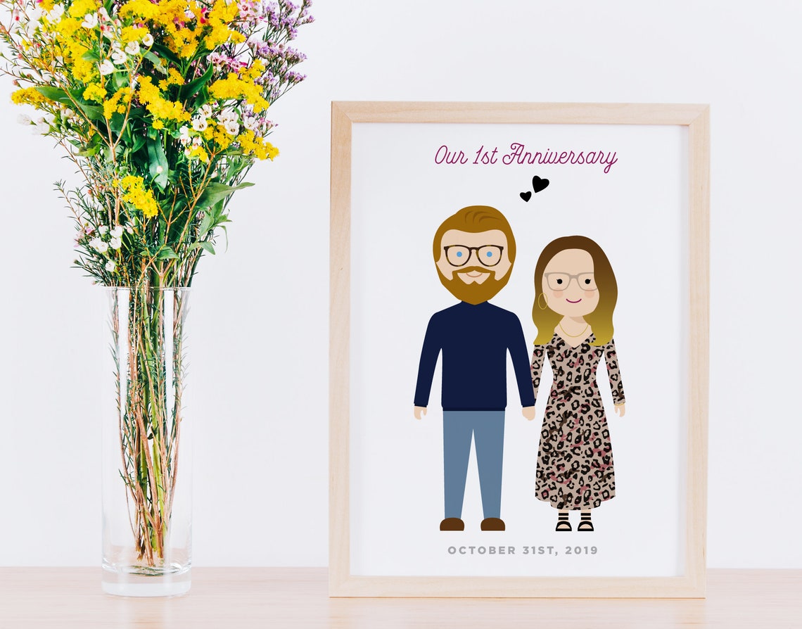 Personalized Harrigan Family Minimalist Illustration Portrait Poster - Image 3