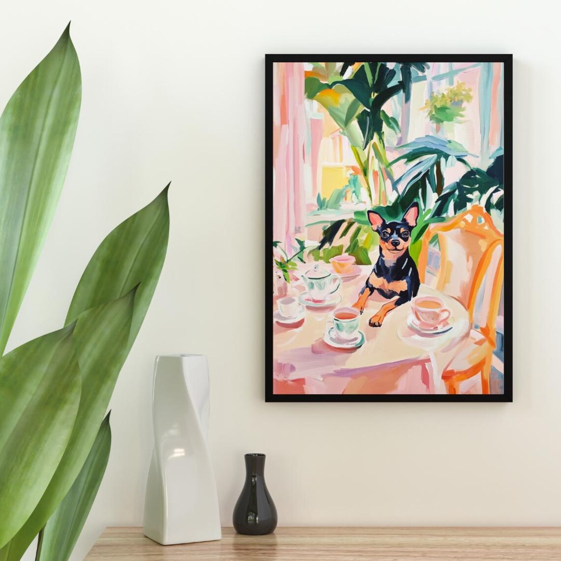 Retro Miniature Pinscher Poster, Vintage Dog Art - Image 2