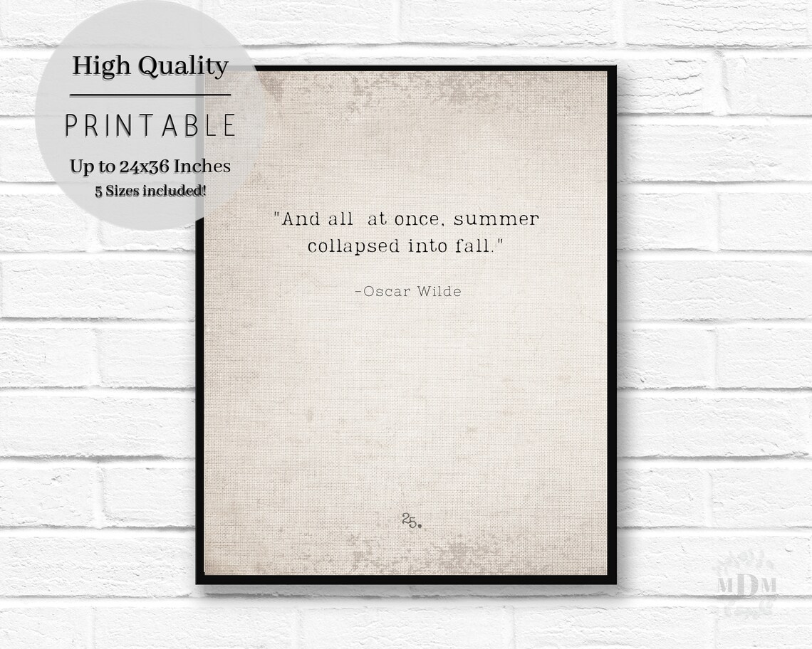 Fall Decor Autumn Quote, Farmhouse Book Art Print - Image 2