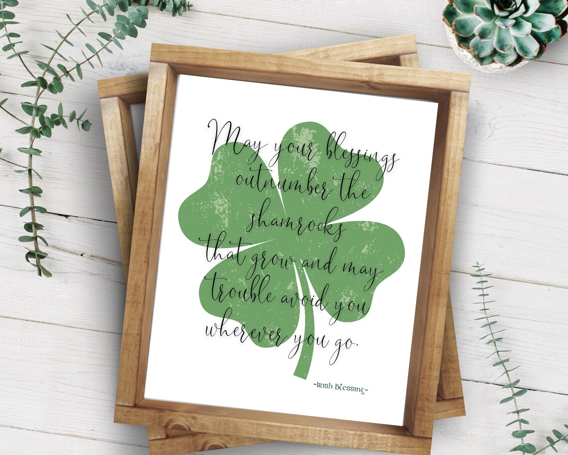 May Your Blessing Outnumber St. Patrick's Day Art Print - Image 5