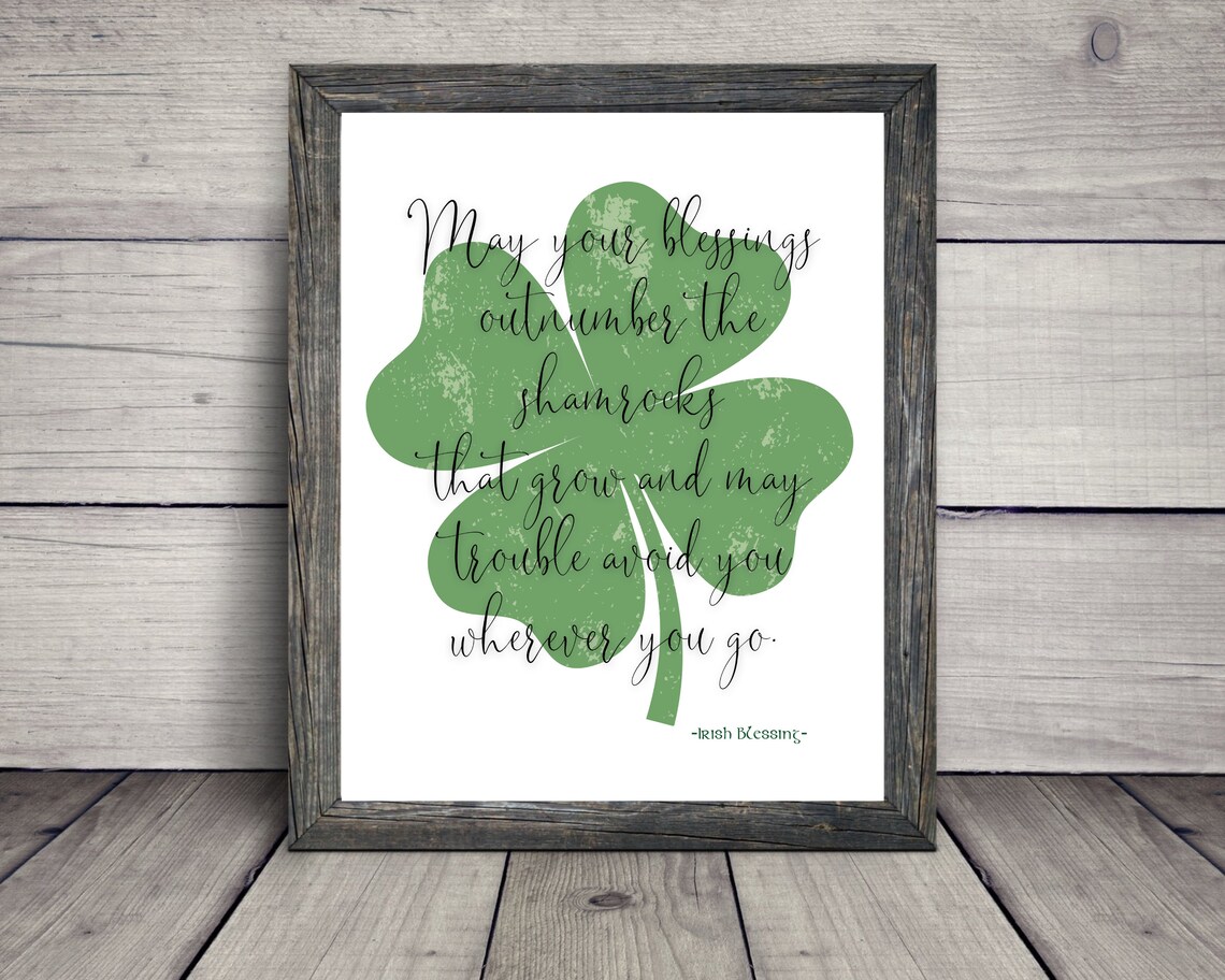 May Your Blessing Outnumber St. Patrick's Day Art Print - Image 3