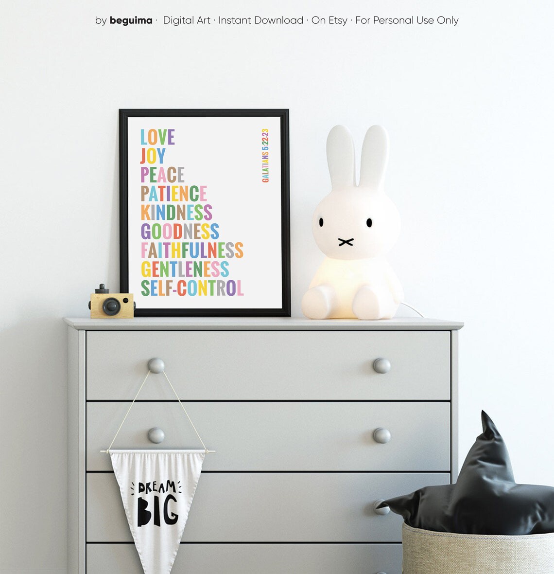Fruit of the Spirit Galatians Scripture Poster - Image 3