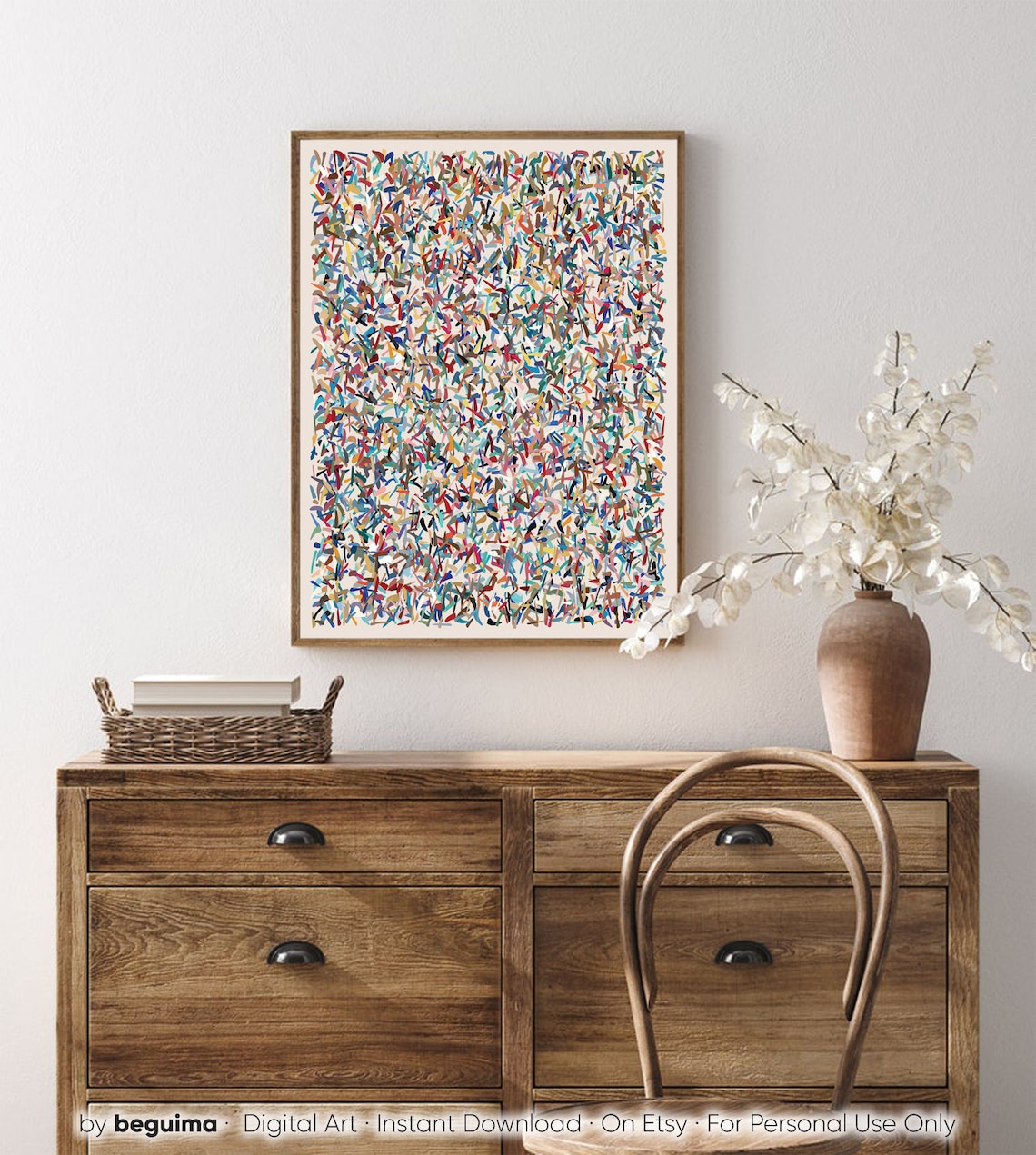 Modern Abstract Colorful Wall Print, Contemporary Decor - Image 4
