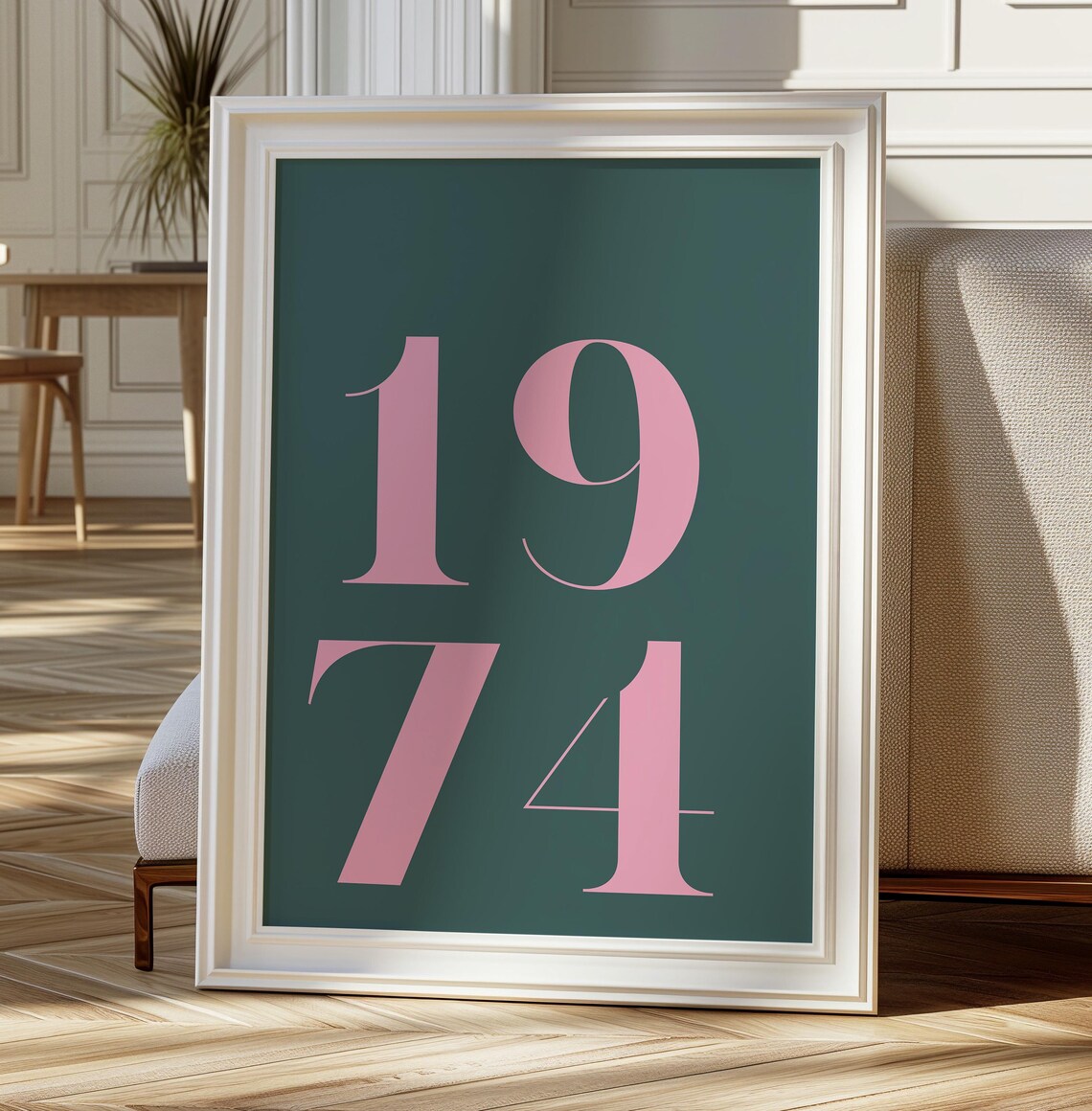 Retro 1974 Birthday Poster, 50th Birthday Gift - Image 3