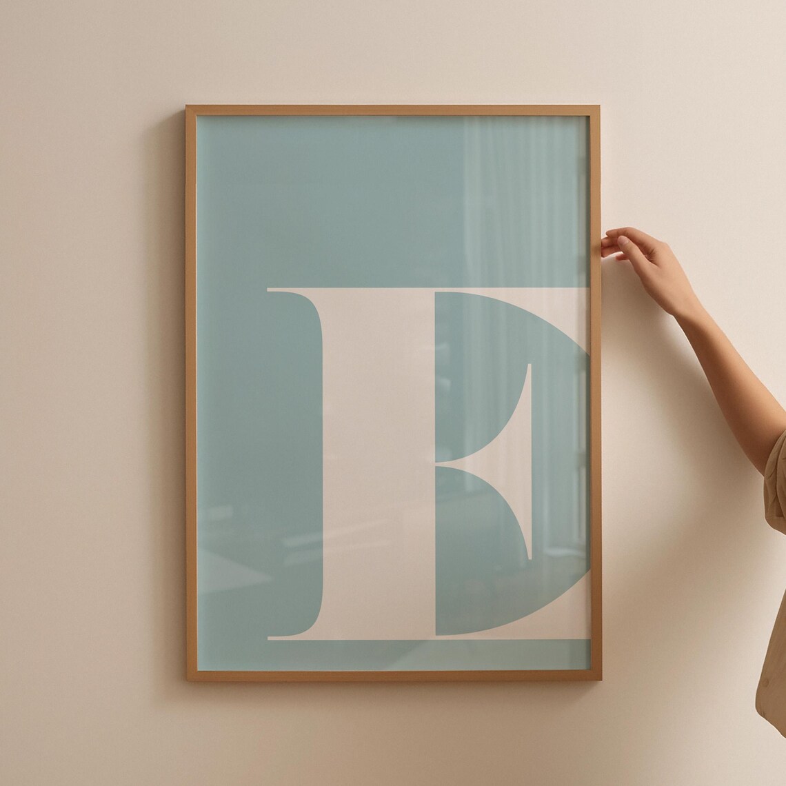 Letter E Alphabet Wall Decor, Nursery Letter Art - Image 5
